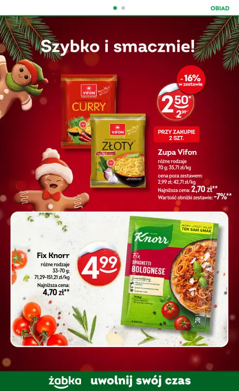 Żabka - gazetka promocyjna Gazetka Spożywcza od środy 03.12 do wtorku 16.12 - strona 22