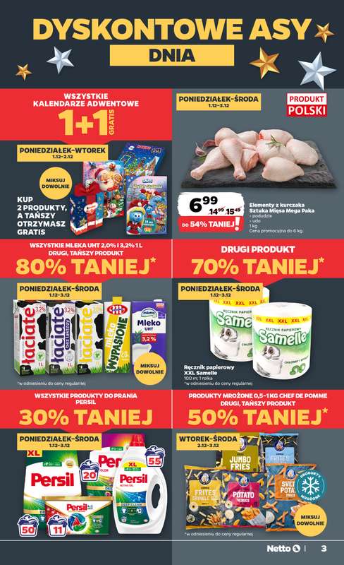 Netto - gazetka promocyjna Gazetka Spożywcza od poniedziałku 01.12 do niedzieli 07.12 - strona 3