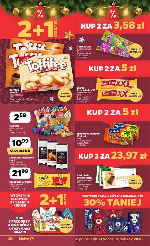 Netto - gazetka promocyjna Gazetka Spożywcza od poniedziałku 01.12 do niedzieli 07.12 - strona 20