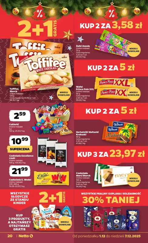 Netto - gazetka promocyjna Gazetka Spożywcza od poniedziałku 01.12 do niedzieli 07.12 - strona 20