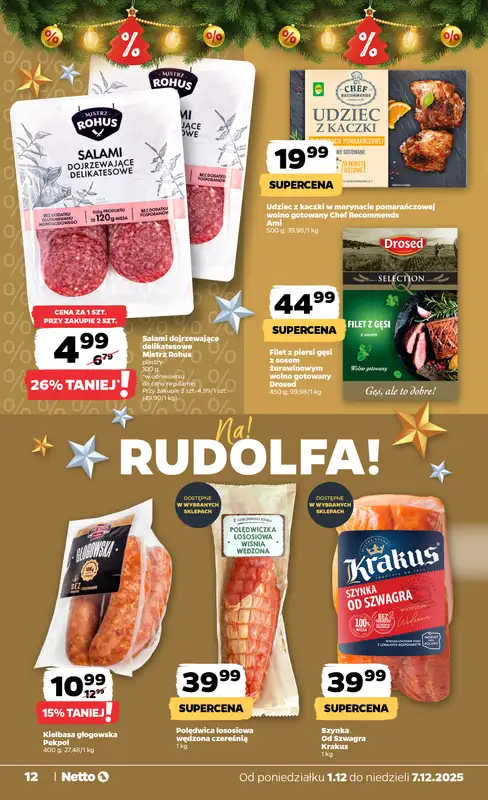 Netto - gazetka promocyjna Gazetka Spożywcza od poniedziałku 01.12 do niedzieli 07.12 - strona 12