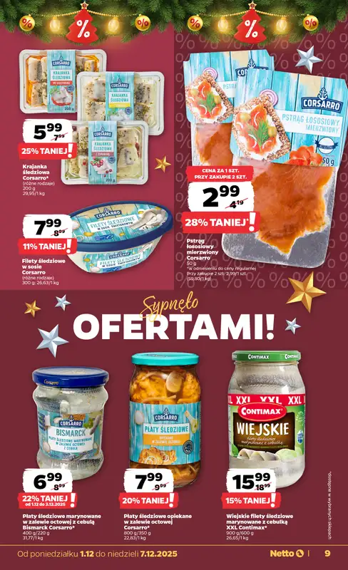 Netto - gazetka promocyjna Gazetka Spożywcza od poniedziałku 01.12 do niedzieli 07.12 - strona 9