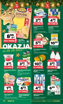 Netto - gazetka promocyjna Gazetka Spożywcza od poniedziałku 01.12 do niedzieli 07.12 - strona 14