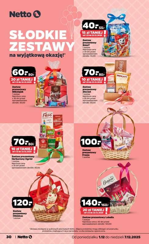 Netto - gazetka promocyjna Gazetka Spożywcza od poniedziałku 01.12 do niedzieli 07.12 - strona 30