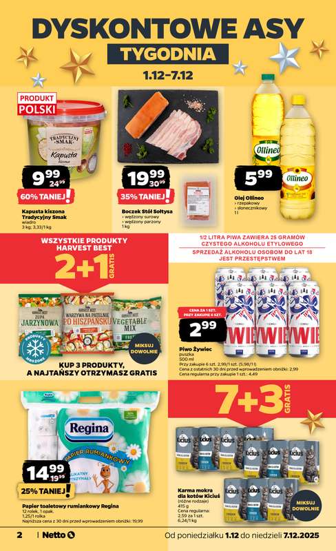 Netto - gazetka promocyjna Gazetka Spożywcza od poniedziałku 01.12 do niedzieli 07.12 - strona 2