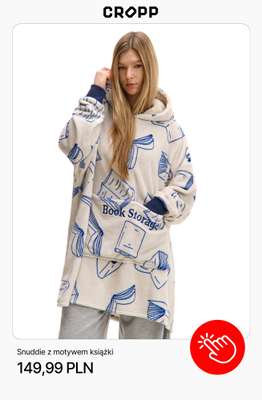 Snuddie z motywem książki