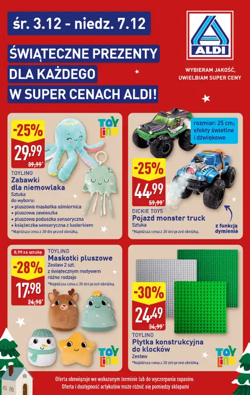 Aldi - gazetka promocyjna Świąteczne prezenty dla każdego!   - strona 3