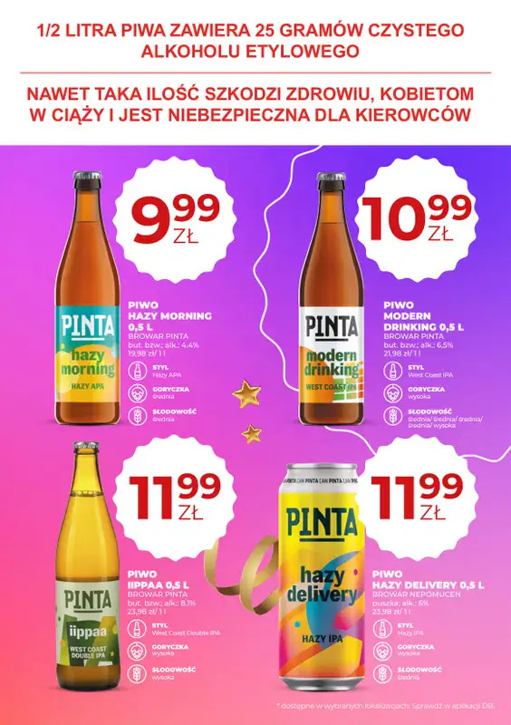 Duży Ben - gazetka promocyjna Gazetka piwna od środy 03.12 do wtorku 16.12 - strona 13