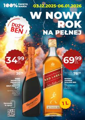 Duży Ben - gazetka promocyjna Gazetka alkoholowa od środy 03.12 do wtorku 06.01