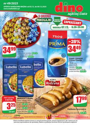Dino - gazetka promocyjna Gazetka od środy 03.12 do wtorku 09.12