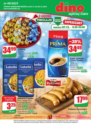 Dino - gazetka promocyjna Gazetka od środy 03.12 do wtorku 09.12