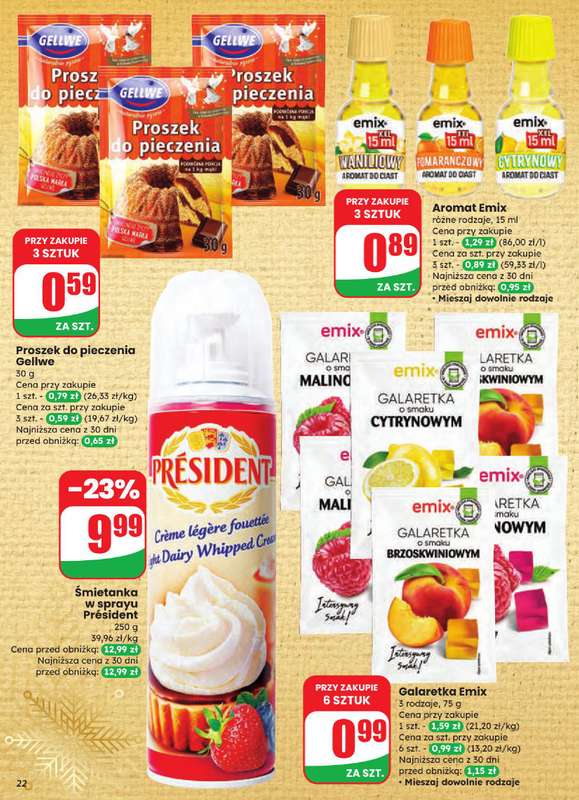 Dino - gazetka promocyjna Gazetka od środy 03.12 do wtorku 09.12 - strona 22