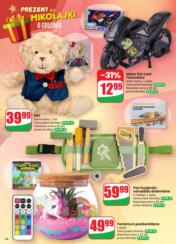 Dino - gazetka promocyjna Gazetka od środy 03.12 do wtorku 09.12 - strona 64