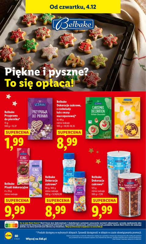 Lidl - gazetka promocyjna Oferta od czwartku od czwartku 04.12 do niedzieli 07.12 - strona 62