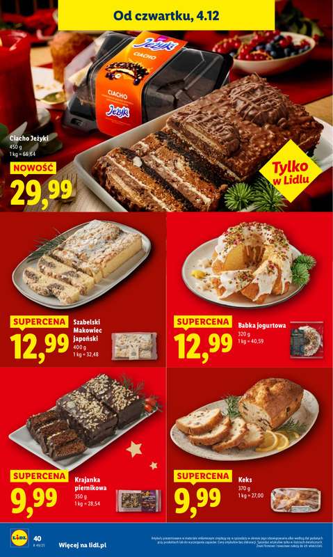 Lidl - gazetka promocyjna Oferta od czwartku od czwartku 04.12 do niedzieli 07.12 - strona 42