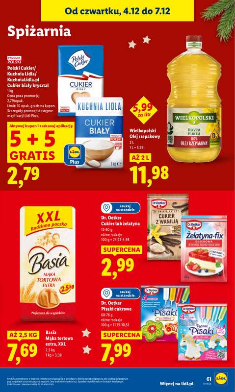 Lidl - gazetka promocyjna Oferta od czwartku od czwartku 04.12 do niedzieli 07.12 - strona 63