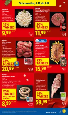 Lidl - gazetka promocyjna Oferta od czwartku od czwartku 04.12 do niedzieli 07.12 - strona 45