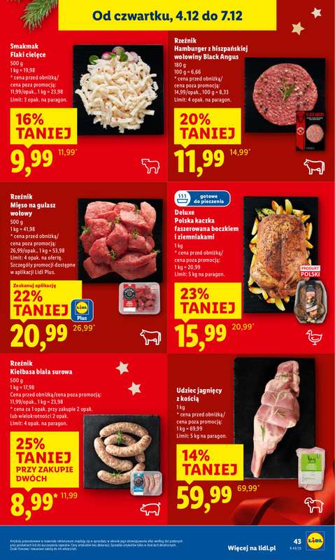 Lidl - gazetka promocyjna Oferta od czwartku od czwartku 04.12 do niedzieli 07.12 - strona 45
