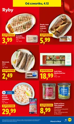 Lidl - gazetka promocyjna Oferta od czwartku od czwartku 04.12 do niedzieli 07.12 - strona 47