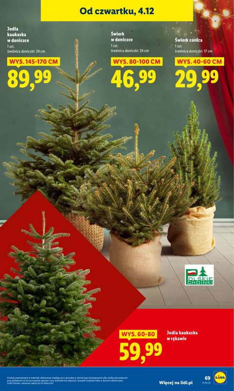 Lidl - gazetka promocyjna Oferta od czwartku od czwartku 04.12 do niedzieli 07.12 - strona 71