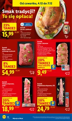 Lidl - gazetka promocyjna Oferta od czwartku od czwartku 04.12 do niedzieli 07.12 - strona 44