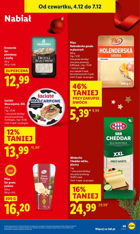 Lidl - gazetka promocyjna Oferta od czwartku od czwartku 04.12 do niedzieli 07.12 - strona 51