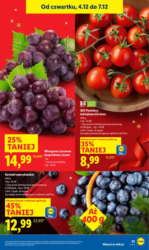 Lidl - gazetka promocyjna Oferta od czwartku od czwartku 04.12 do niedzieli 07.12 - strona 25
