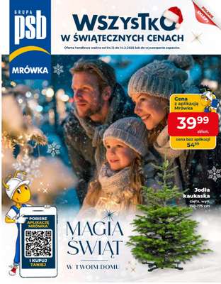 PSB Mrówka - gazetka promocyjna Gazetka od czwartku 04.12 do soboty 14.02
