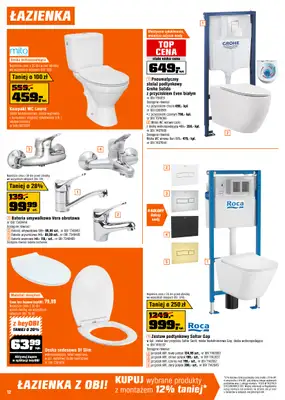 OBI - gazetka promocyjna Gazetka od środy 03.12 do środy 31.12 - strona 12