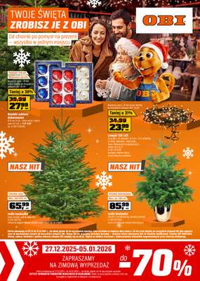 OBI - gazetka promocyjna Gazetka od środy 03.12 do środy 31.12