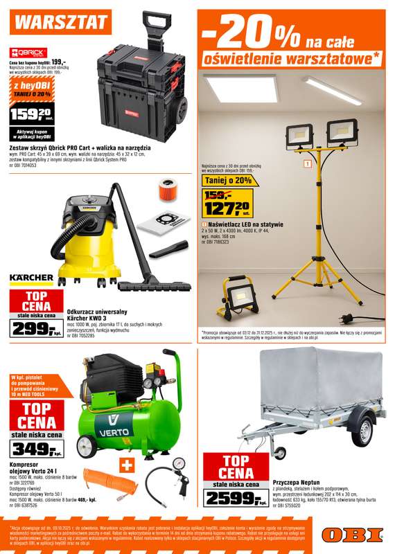 OBI - gazetka promocyjna Gazetka od środy 03.12 do środy 31.12 - strona 15