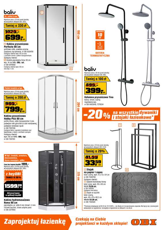 OBI - gazetka promocyjna Gazetka od środy 03.12 do środy 31.12 - strona 13