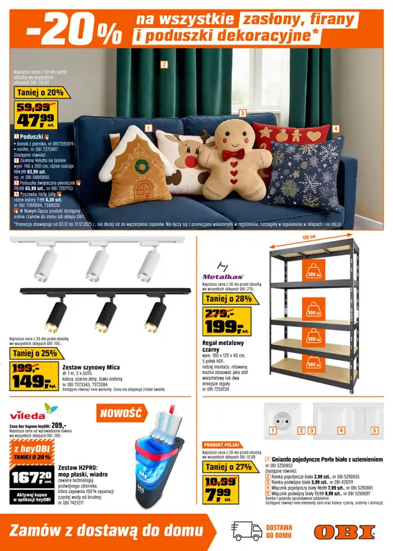 OBI - gazetka promocyjna Gazetka od środy 03.12 do środy 31.12 - strona 7