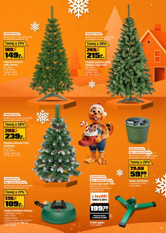 OBI - gazetka promocyjna Gazetka od środy 03.12 do środy 31.12 - strona 3