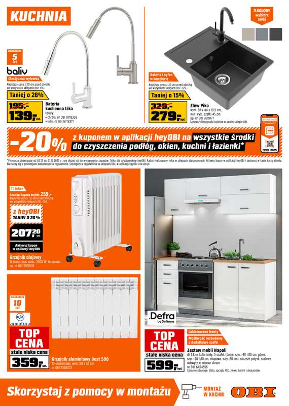 OBI - gazetka promocyjna Gazetka od środy 03.12 do środy 31.12 - strona 11