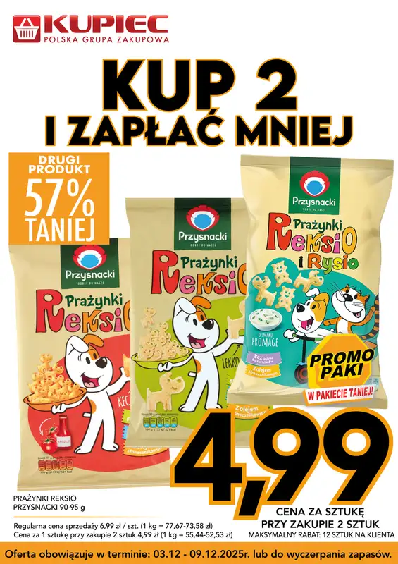 Kupiec - gazetka promocyjna Promopaki od środy 03.12 do wtorku 09.12 - strona 7