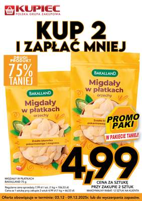 Bakalland Migdały w Płatkach
