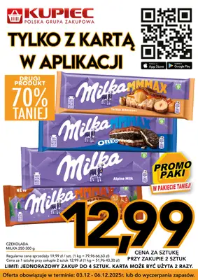 Kupiec - gazetka promocyjna Promopaki od środy 03.12 do wtorku 09.12 - strona 12