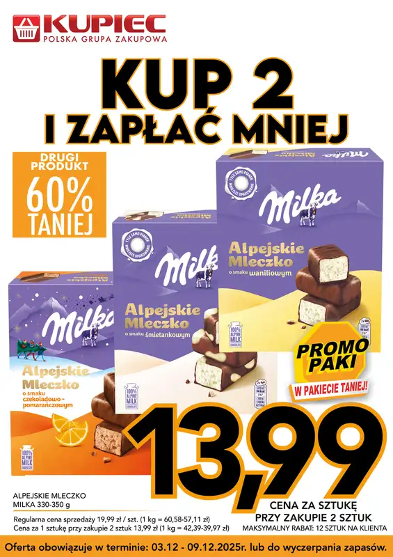 Kupiec - gazetka promocyjna Promopaki od środy 03.12 do wtorku 09.12 - strona 6