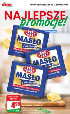 Dino - gazetka promocyjna Najlepsze promocje! od środy 03.12 do wtorku 09.12