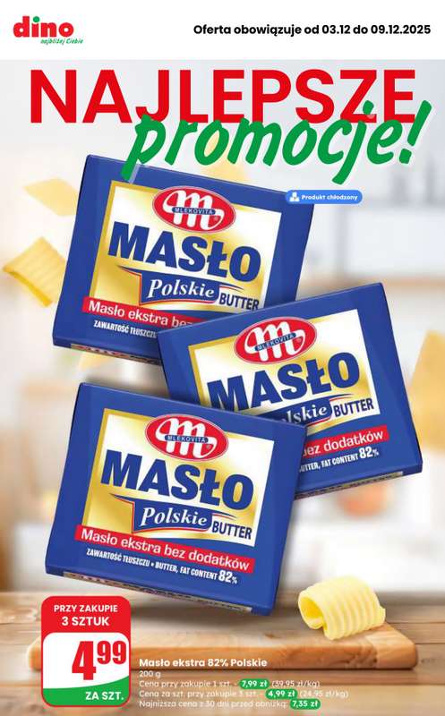 Dino - gazetka promocyjna Najlepsze promocje! od środy 03.12 do wtorku 09.12