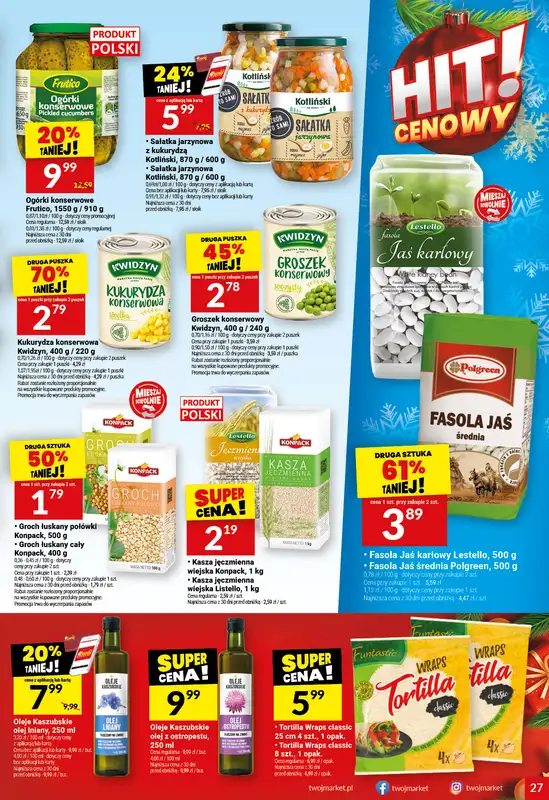 Twój Market - gazetka promocyjna Gazetka od środy 03.12 do wtorku 09.12 - strona 27