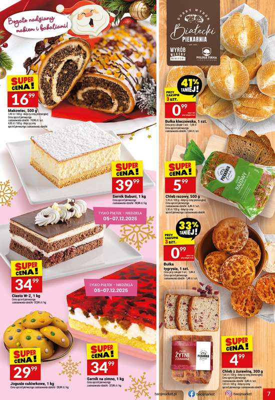 Twój Market - gazetka promocyjna Gazetka od środy 03.12 do wtorku 09.12 - strona 7