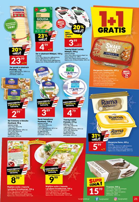 Twój Market - gazetka promocyjna Gazetka od środy 03.12 do wtorku 09.12 - strona 21