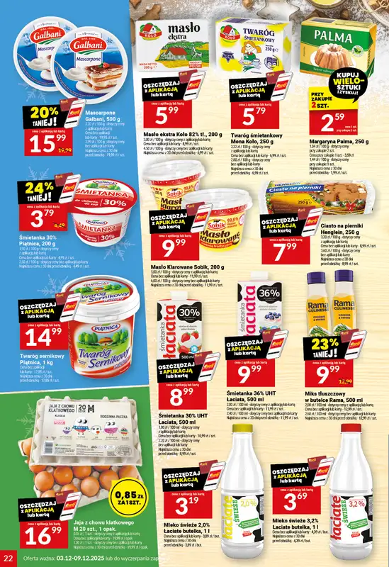 Twój Market - gazetka promocyjna Gazetka od środy 03.12 do wtorku 09.12 - strona 22