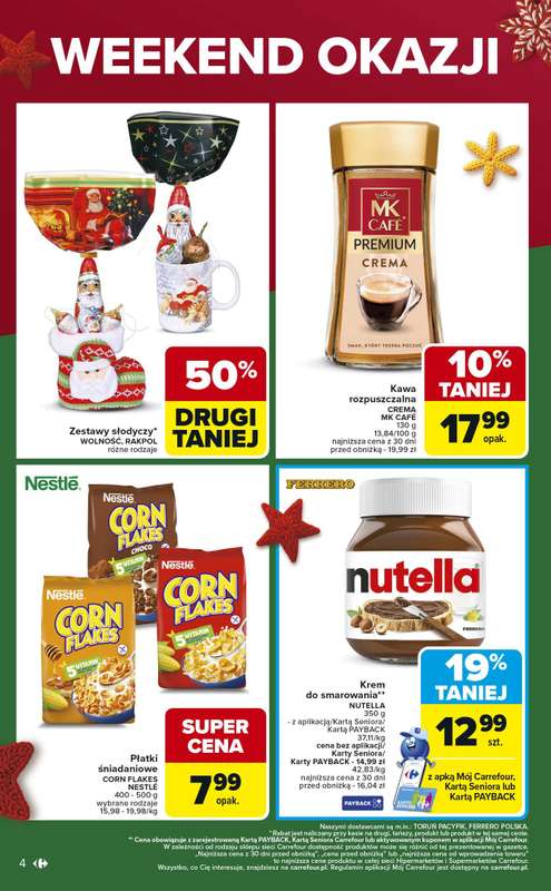 Carrefour - gazetka promocyjna Gazetka Weekend promek już od czwartku od czwartku 04.12 do niedzieli 07.12 - strona 4