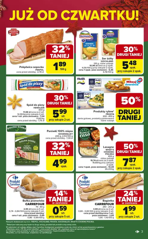 Carrefour Market - gazetka promocyjna Gazetka Weekend promek już od czwartku od czwartku 04.12 do niedzieli 07.12 - strona 3
