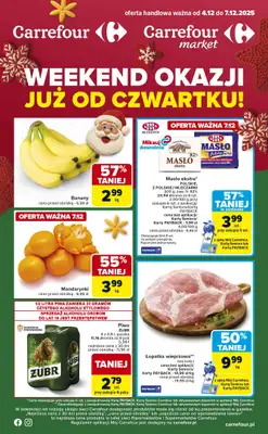 Carrefour Market - gazetka promocyjna Gazetka Weekend promek już od czwartku od czwartku 04.12 do niedzieli 07.12