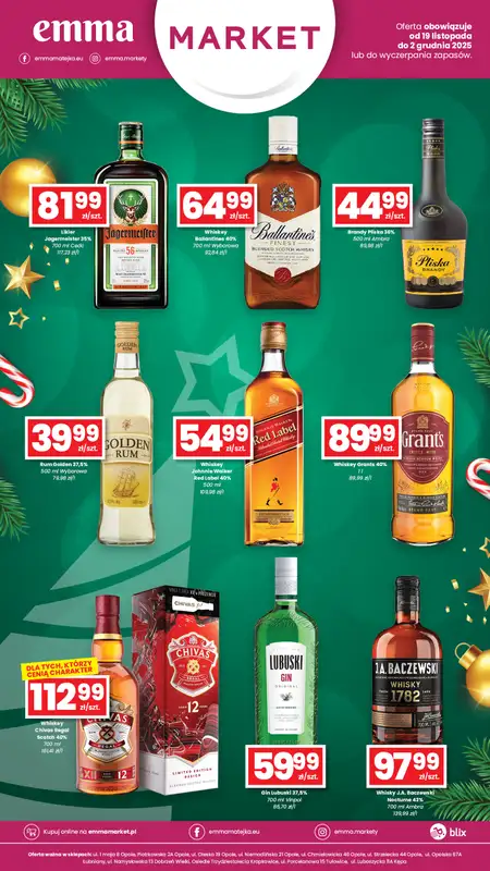 emma MARKET - gazetka promocyjna Oferta alkoholowa od środy 03.12 do wtorku 23.12 - strona 2