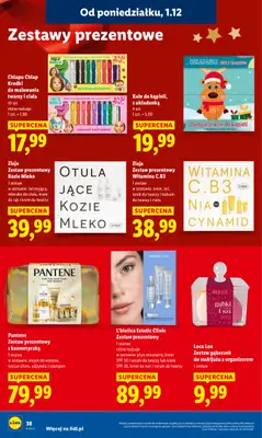 Lidl - gazetka promocyjna Oferta od poniedziałku od poniedziałku 01.12 do środy 03.12 - strona 40